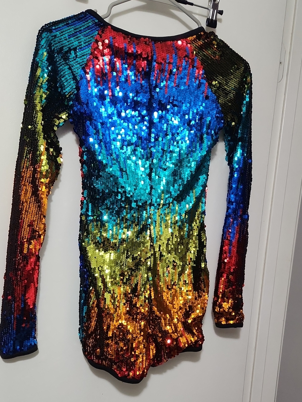 Weissman Multicolor Performance Competition One Piece Costume Outfit Sz LC